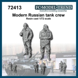 FC MODEL TREND 72413, Modern Russian tank crew, 3d printed, 1/72 Scale