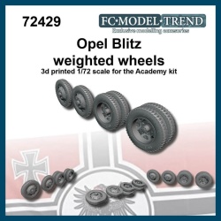 FC MODEL TREND 72429, Opel Blitz, weighted wheels, 3d printed, 1/72 Scale