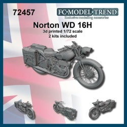 FC MODEL TREND 72457, Norton WD 16H, 2 kits included, 3d printed , 1/72