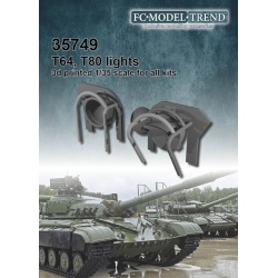 FC MODEL TREND 35749, T-64 & T-80 lights, 3d printed for ALL kits, SCALE 1/35