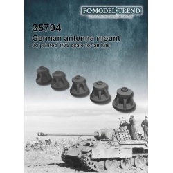 FC MODEL TREND 35794, Panzer antenna bases, 3d printed for ALL kits , SCALE 1/35