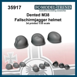 FC MODEL TREND 35917, M38 Fallschimjagger dented helmets, 3d printed, 1/35