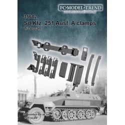 FC MODEL TREND 35602, Sd.Kfz. 251 Ausf. A clamps, 3d printed, 1/35