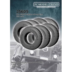 FC MODEL TREND 35605, KHD German truck weighted tires. 1/35 scale