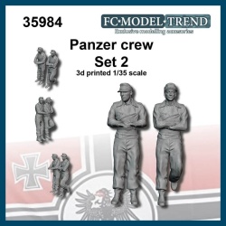 FC MODEL TREND 35984, Panzer crew , set 2, 3d printed, 1/35