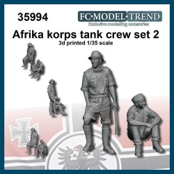 FC MODEL TREND 35994, Afrika Korps tank crew, set 2, 3d printed, 1/35