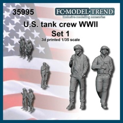 FC MODEL TREND 35995, US WWII tank crew, set 1, 3d printed, 1/35