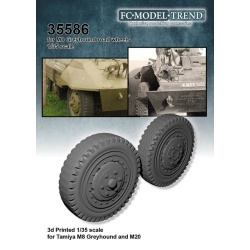 FC MODEL TREND 35586, M8/M20 highway pattern tires, 3d printed, 1/35