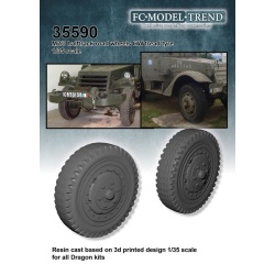 FC MODEL TREND 35590, M2/M3 halftracks, Highway pattern tires, 3d printed, 1/35