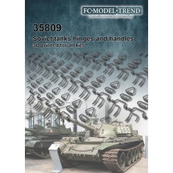 FC MODEL TREND 35809, Hinges and handles for Soviet tanks, 3d printed, 1/35