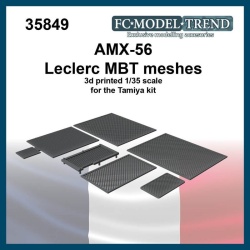 FC MODEL TREND 35849, AMX-56 Leclerc, meshes for TAMIYA kit, 3d printed, 1/35