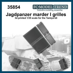 FC MODEL TREND 35854,Jagdpanzer Marder I grilles for TAMIYA kit,3d printed, 1/35