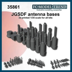 FC MODEL TREND 35861, JGSDF antenna bases Japan for ALL kits, 3d printed, 1/35