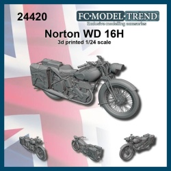 FC MODEL TREND 24420, Norton WD 16H , 3d printed , 1/24 Scale
