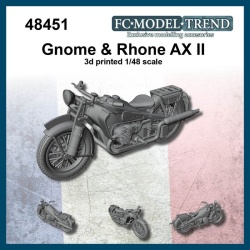 FC MODEL TREND 48451, Gnome & Rhone AX II, 1/48 Scale.