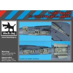 F-14 D big set for AMK , cat.n.:A48103 , BLACK DOG, 1:48