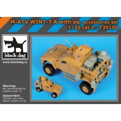 BLACK DOG T35150 , M-ATV WINT-T A with equip. accessories set , 1:35
