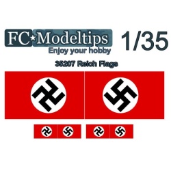 FC MODEL TREND C35707, Adaptable decal flag Reich