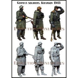 Evolution Miniatures 35223, WWII GERMAN SOLDIERS 1939-1943, (3Figures), SCALE 1:35