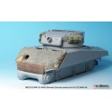 DEF. MODEL, DM35122,WWII US M4A3 Sherman Concrete front armour for 1/35 M4A3 kit,1:35