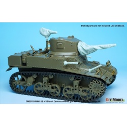 DEF. MODEL, DM35119,WWII US M3 Stuart Canvas covered gun set for Academy, Tamiya kit, 1:35