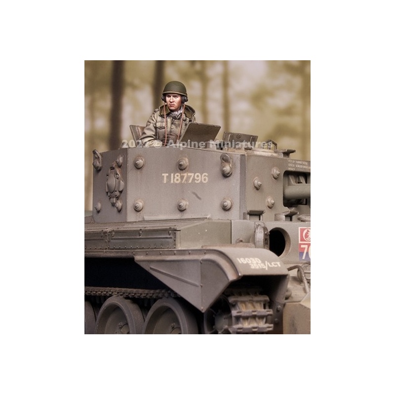 ALPINE MINIATURES 35297, British Tank Commander SET 2, SCALE 1:35