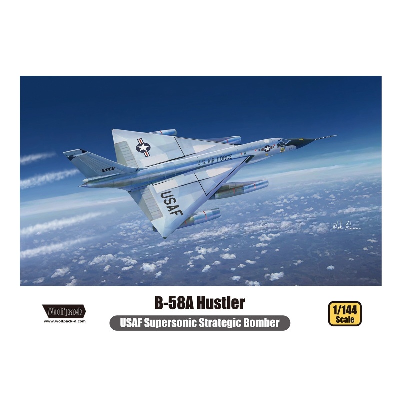 B-58A Hustler (Premium Edition Kit) Wolfpack WP14001 - MODEL KIT , SCALE 1/144