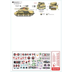 Star Decals 72-A1111, British Sherman tanks in North Africa, 1/72