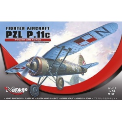 PZL P.11c Polish Air Force, MIRAGE HOBBY 481001, SCALE 1/48