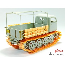 P35-030 Raupenschlepper Ost Kgs 66/340/120 w/Snow Shoes Workable Track, ETMODEL, 1/35