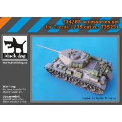BLACK DOG, T35231, T-34/85 accessories set, SCALE 1:35