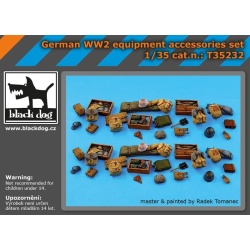 BLACK DOG, T35232 , German WW 2 equipment accessories set, SCALE 1:35