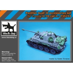 BLACK DOG, T35233 , Panther Ausf D. Accessories set, SCALE 1:35