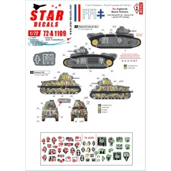 Star Decals 72-A1109, DECAL FOR FFI SET 2. Re-captured Beute-Panzers, 1/72