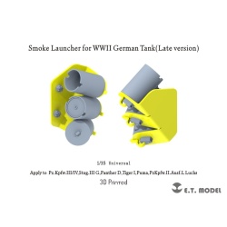 P35-210, Smoke launcher for WWII Ger. Tank(Late ver) (3D Printed), ETMODEL, 1/35