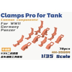 HH-35004 Clamps Pro For Tank Common Components For WWII Germany Panzer