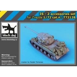 T72128, IS-2 accessories set, BLACK DOG, SCALE 1:72