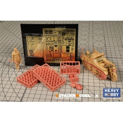 SK-35001 Detail-up set for WWII German Sd. Kfz.2 Half-track Motorcycle,  HEAVY HOBBY, 1:35