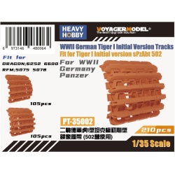 HEAVY HOBBY PT-35002, WWII Ger. Tiger I Initial Version Tracks, 3D printed, 1/35
