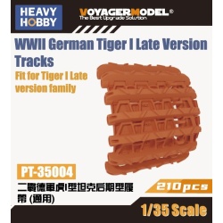 HEAVY HOBBY PT-35004, WWII German Tiger I Late Version Tracks, 3D printed , 1/35