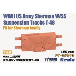 HEAVY HOBBY PT-35048, US Sherman VVSS Suspension Tracks T-48 , 3D printed, 1/35
