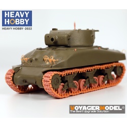 HEAVY HOBBY PT-35063 , Sherman VVSS Suspension Tracks WE210 , 3D printed, 1/35