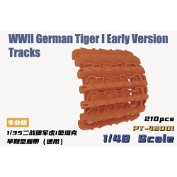 HEAVY HOBBY PT-48001, Ger. Tiger I Early Version Tracks, 3D printed ,SCALE 1/48