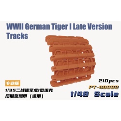 HEAVY HOBBY PT-48002 , Ger. Tiger I Late Version Tracks, 3D printed ,SCALE 1/48