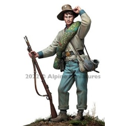 ALPINE MINIATURES 16043,  Texas Infantry, 1863 (1 fig.), 1:16