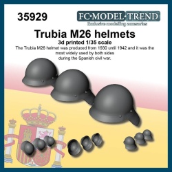 FC MODEL TREND 35929, Trubia helmets, 1/35 scale