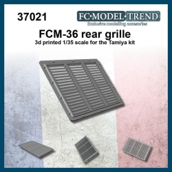 FC MODEL TREND 37021, FCM-36 rear upper grille, 3d printed, 1/35