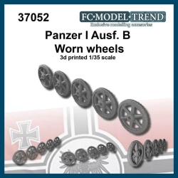 FC MODEL TREND 37052, Panzer I Ausf. B worn wheels, 3d printed, 1/35