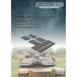 FC MODEL TREND 35827, m1 Abrams mesh grilles, 3d printed, 1/355