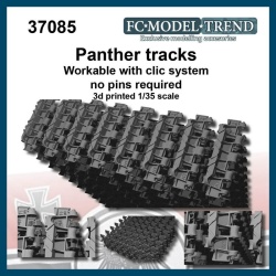 FC MODEL TREND 37085 Panther, workable tracks, click system, no pins required 3d printed, 1/35